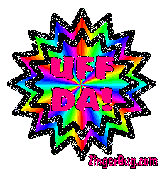 Click to get the codes for this image. Uff Da Rainbow Starburst, Uff Da Free Image, Glitter Graphic, Greeting or Meme for Facebook, Twitter or any forum or blog.