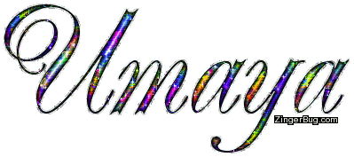 Click to get the codes for this image. Umaya Colorful Glitter Name, Girl Names Free Image Glitter Graphic for Facebook, Twitter or any blog.