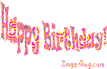Click to get the codes for this image. Happy Birthday Wagging Text, Birthday Glitter Text, Happy Birthday Free Image, Glitter Graphic, Greeting or Meme for Facebook, Twitter or any forum or blog.