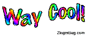 Click to get the codes for this image. Way Cool Rainbow Wiggle, Way Cool Free Image, Glitter Graphic, Greeting or Meme for Facebook, Twitter or any forum or blog.