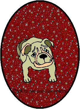Click to get the codes for this image. Woof Bulldog, Animals  Dogs Free Image, Glitter Graphic, Greeting or Meme for Facebook, Twitter or any forum or blog.