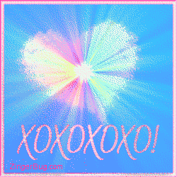 Click to get the codes for this image. Xoxoxo Pastel Heart Starburst, Love and Romance, Hugs and Kisses, Hearts Free Image, Glitter Graphic, Greeting or Meme for Facebook, Twitter or any blog.