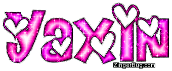 Click to get the codes for this image. Yaxin Pink Heart Letter Glitter Name, Girl Names Free Image Glitter Graphic for Facebook, Twitter or any blog.