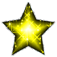 Click to get the codes for this image. Yellow Glitter Star With Silver Border, Stars Free Image, Glitter Graphic, Greeting or Meme.
