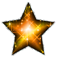 Click to get the codes for this image. Yellow Orange Glitter Star With Silver Border, Stars Free Image, Glitter Graphic, Greeting or Meme.
