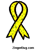 Click to get the codes for this image. Yellow Ribbon With Black Outline Glitter Graphic, Patriotic, Yellow Ribbons, Support Ribbons, Support Ribbons Free Image, Glitter Graphic, Greeting or Meme for Facebook, Twitter or any blog.