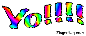 Click to get the codes for this image. Yo Rainbow Wiggle, Yo Free Image, Glitter Graphic, Greeting or Meme for Facebook, Twitter or any forum or blog.