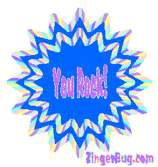 Click to get the codes for this image. You Rock Blue Starburst, You Rock Free Image, Glitter Graphic, Greeting or Meme for any Facebook, Twitter or any blog.