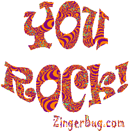Click to get the codes for this image. You Rock Ravie Glitter Text, You Rock Free Image, Glitter Graphic, Greeting or Meme for any Facebook, Twitter or any blog.