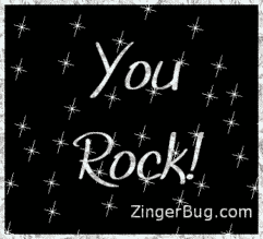 Click to get the codes for this image. You Rock Silver Stars, You Rock Graphic Comment and Codes for MySpace, Friendster, Orkut, Piczo, Xanga or any other website or blog.