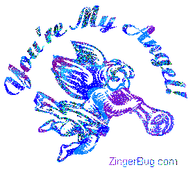 Click to get the codes for this image. Your'e My Angel Blue, Angels Fairies and Mermaids Free Image, Glitter Graphic, Greeting or Meme for any forum, website or blog.