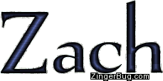 Click to get the codes for this image. Zach Blue Grey Glitter Name, Guy Names Free Image Glitter Graphic for Facebook, Twitter or any blog