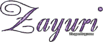 Click to get the codes for this image. Zayuri Lavender Glitter Name, Girl Names Free Image Glitter Graphic for Facebook, Twitter or any blog.
