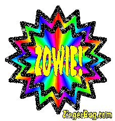 Click to get the codes for this image. Zowie Rainbow Starburst, Zowie Free Image, Glitter Graphic, Greeting or Meme for Facebook, Twitter or any forum or blog.