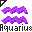 Click to get this Cursor. Purple Aquarius Astrology Sign Cursor, Aquarius Astrology CSS Web Cursor and codes for any html website, profile or blog.