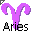 Click to get this Cursor. Lavender Aries Astrology Sign Cursor, Aries Astrology CSS Web Cursor and codes for any html website, profile or blog.