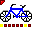Click to get this Cursor. Blue Bicycle Cursor, Sports CSS Web Cursor and codes for any html website, profile or blog.