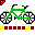 Click to get this Cursor. Green Bicycle Cursor, Sports CSS Web Cursor and codes for any html website, profile or blog.