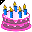 Click to get this Cursor. Birthday Cake Cursor, Birthday Custom Cursor for Internet or Windows