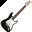 Click to get this Cursor. Black Stratocaster Guitar Cursor, Music CSS Web Cursor and codes for any html website, profile or blog.