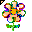 Click to get this Cursor. Blinking Orange Flower Cursor, Flowers Custom Cursor for Internet or Windows