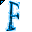 Click to get this Cursor. Blue Letter F Glitter Cursor, Letter F CSS Web Cursor and codes for any html website, profile or blog.