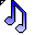 Click to get this Cursor. Blue Musical Notes Cursor, Music CSS Web Cursor and codes for any html website, profile or blog.