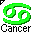 Click to get this Cursor. Green Cancer Astrology Sign Cursor, Cancer Astrology CSS Web Cursor and codes for any html website, profile or blog.