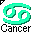 Click to get this Cursor. Sea Green Cancer Astrology Sign Cursor, Cancer Astrology CSS Web Cursor and codes for any html website, profile or blog.