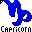 Click to get this Cursor. Blue Capricorn Astrology Sign Cursor, Capricorn Astrology CSS Web Cursor and codes for any html website, profile or blog.
