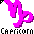 Click to get this Cursor. Pink Capricorn Astrology Sign Cursor, Capricorn Astrology CSS Web Cursor and codes for any html website, profile or blog.