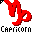 Click to get this Cursor. Red Capricorn Astrology Sign Cursor, Capricorn Astrology CSS Web Cursor and codes for any html website, profile or blog.