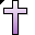Click to get this Cursor. Christian Cross Cursor Lavender Gradient With Outline, Christian CSS Web Cursor and codes for any html website, profile or blog.