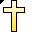 Click to get this Cursor. Yellow Gradient Cross With Outline Cursor, Christian CSS Web Cursor and codes for any html website, profile or blog.