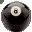 Click to get this Cursor. Eight Ball Cursor, Games  Toys CSS Web Cursor and codes for any html website, profile or blog.