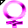 Click to get this Cursor. Female Sign Magenta Cursor, Women Signs CSS Web Cursor and codes for any html website, profile or blog.