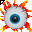 Click to get this Cursor. Flaming Eye Cursor, Creepy, Eyes Custom Cursor for Internet or Windows