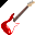 Click to get this Cursor. Flashing Stratocaster Cursor, Music CSS Web Cursor and codes for any html website, profile or blog.