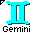 Click to get this Cursor. Light Blue Gemini Astrology Sign Cursor, Gemini Astrology CSS Web Cursor and codes for any html website, profile or blog.