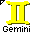 Click to get this Cursor. Yellow Gemini Astrology Sign Cursor, Gemini Astrology CSS Web Cursor and codes for any html website, profile or blog.