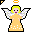 Click to get this Cursor. Gold Angel Cursor, Angels CSS Web Cursor and codes for any html website, profile or blog.