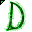Click to get this Cursor. Green Letter D Glitter Cursor, Letter D CSS Web Cursor and codes for any html website, profile or blog.