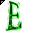 Click to get this Cursor. Green Letter E Glitter Cursor, Letter E CSS Web Cursor and codes for any html website, profile or blog.