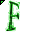 Click to get this Cursor. Green Letter F Glitter Cursor, Letter F CSS Web Cursor and codes for any html website, profile or blog.