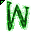 Click to get this Cursor. Green Letter W Glitter Cursor, Letter W CSS Web Cursor and codes for any html website, profile or blog.