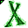 Click to get this Cursor. Green Letter X Glitter Cursor, Letter X CSS Web Cursor and codes for any html website, profile or blog.