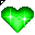 Click to get this Cursor. Lime Heart Cursor, Hearts  Love CSS Web Cursor and codes for any html website, profile or blog.