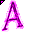 Click to get this Cursor. Hot Pink Letter A Glitter Cursor, Letter A CSS Web Cursor and codes for any html website, profile or blog.