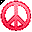 Click to get this Cursor. Red Peace Symbol Cursor, Peace CSS Web Cursor and codes for any html website, profile or blog.