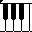 Click to get this Cursor. Piano Keys Cursor, Music CSS Web Cursor and codes for any html website, profile or blog.